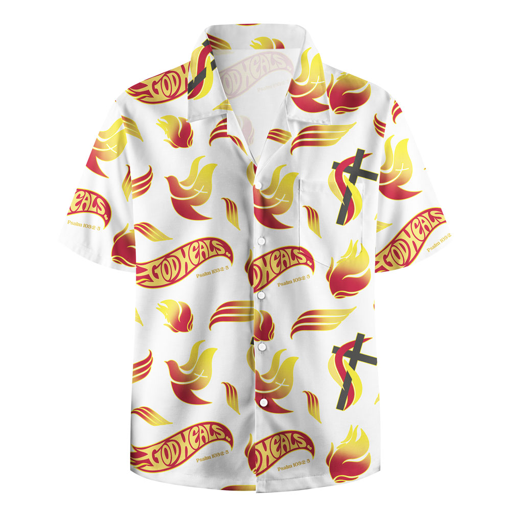 Be Not Afraid White Christian Hawaiian Shirt Sale - GuidingCross