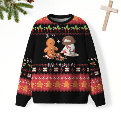 God Heals You Christian Lightweight Sweater