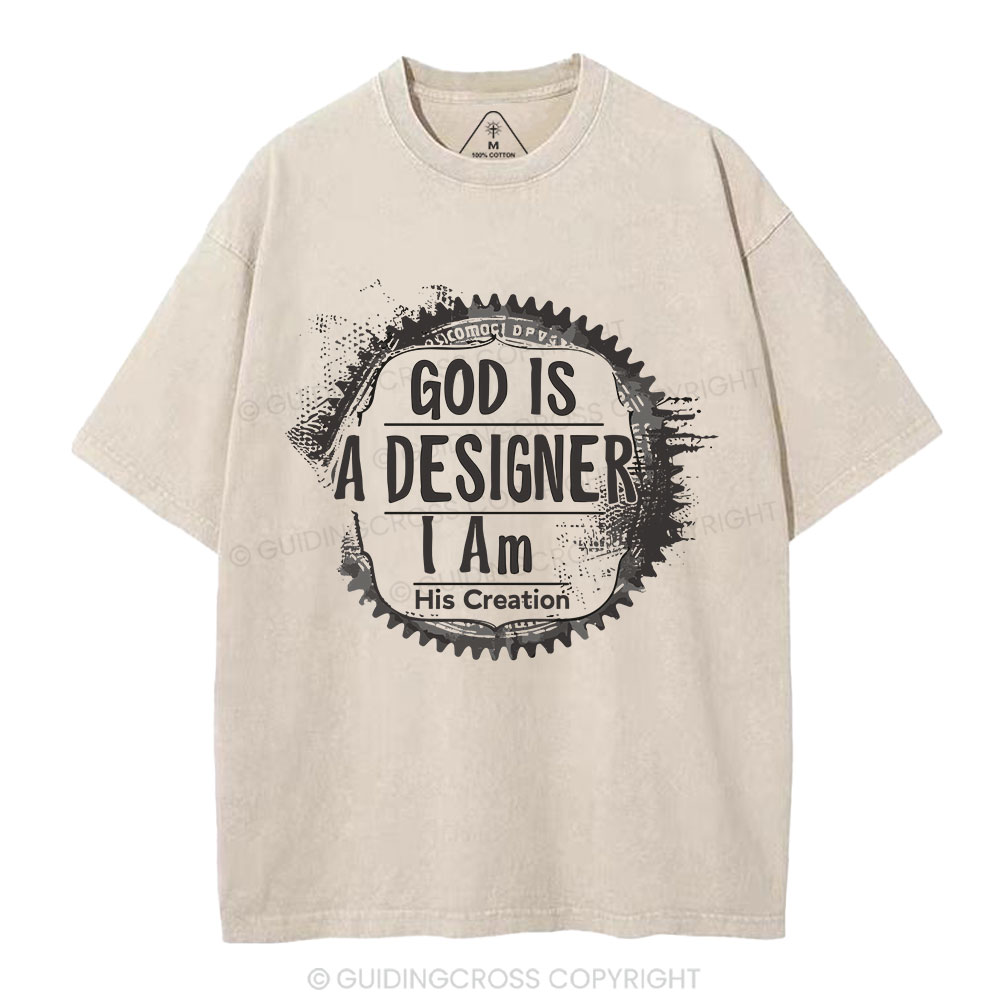 God Is A Designer Christian Washed T-Shirt