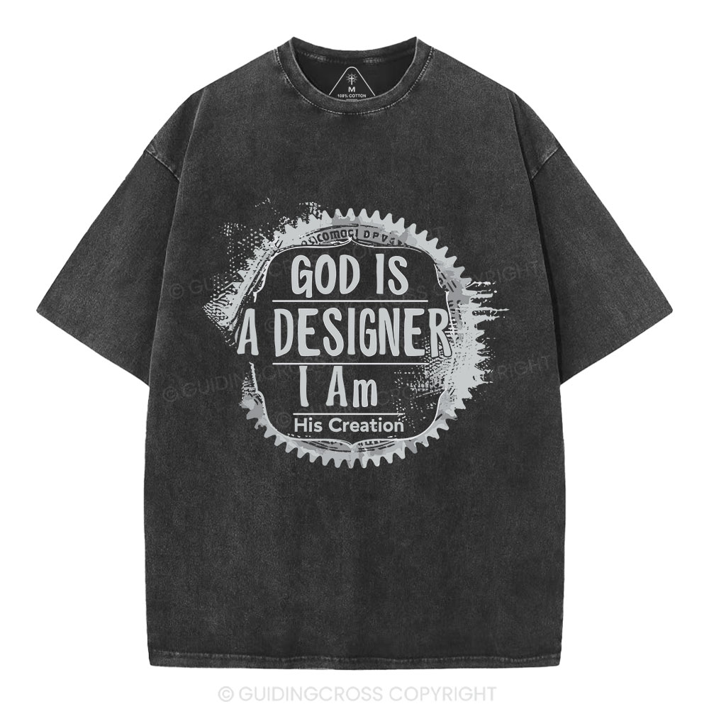 God Is A Designer Christian Washed T-Shirt