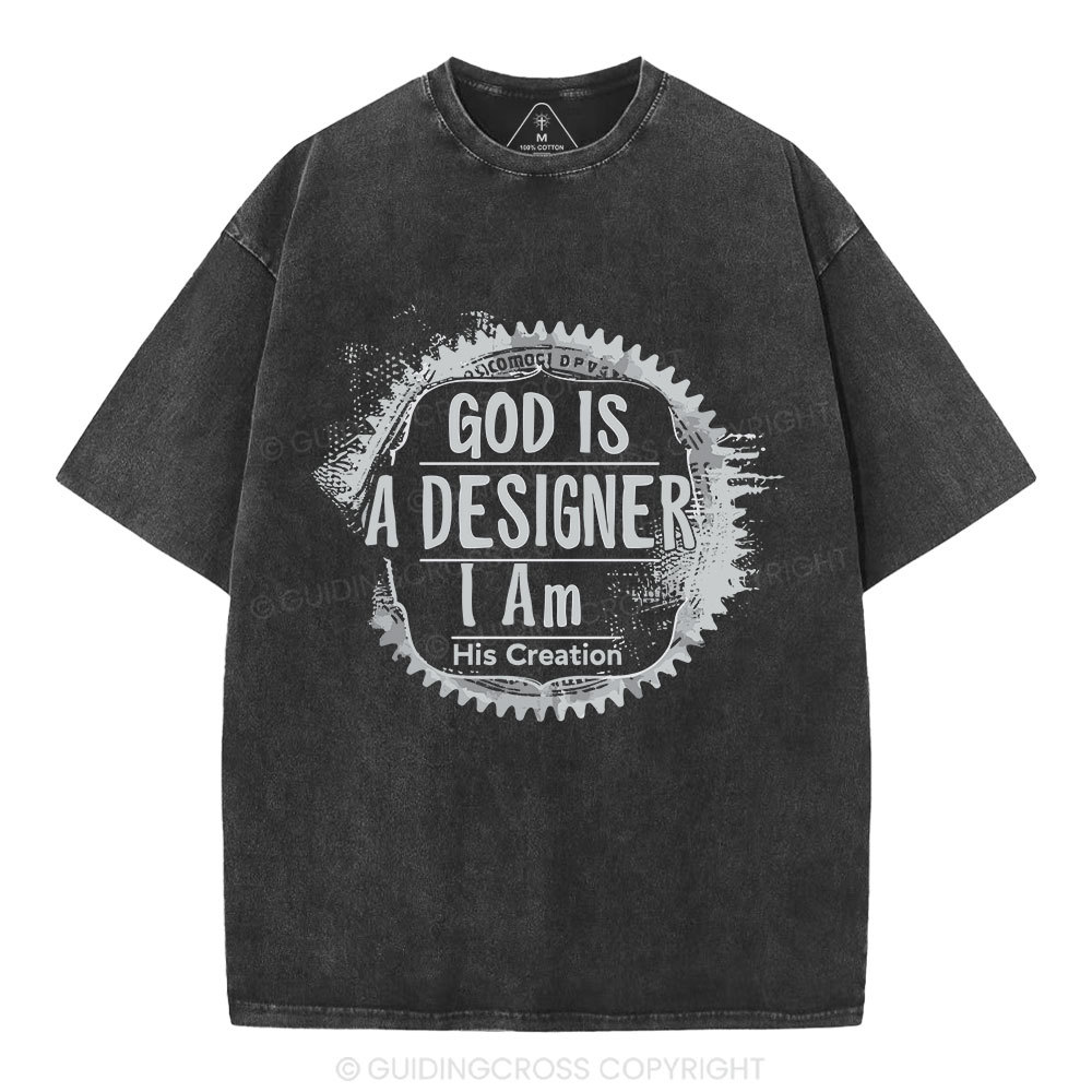 God Is A Designer Christian Washed T-Shirt
