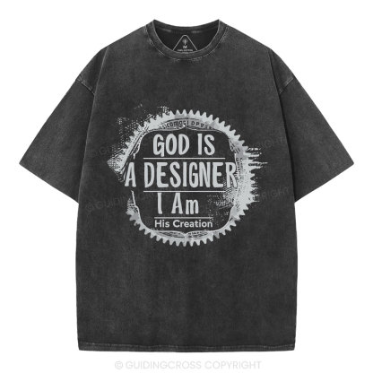 God Is A Designer Christian Washed T-Shirt