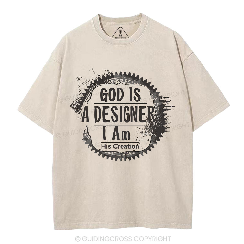 God Is A Designer Christian Washed T-Shirt