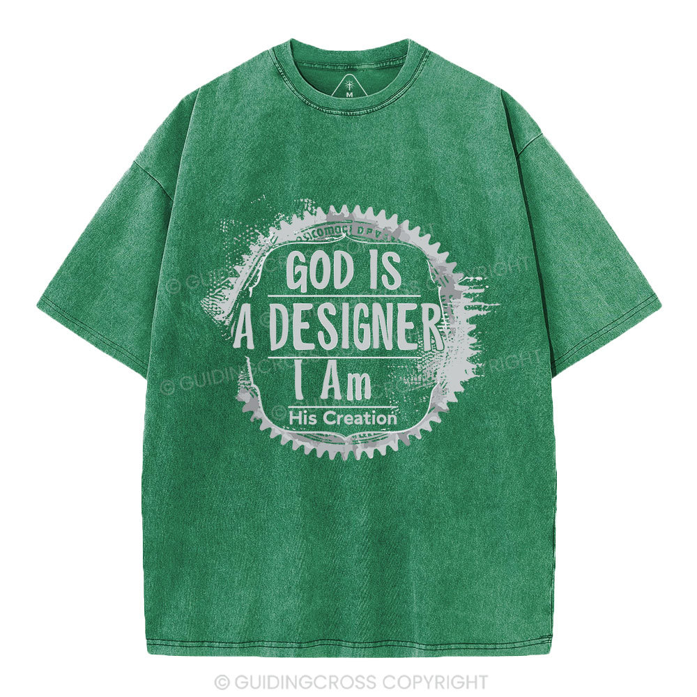 God Is A Designer Christian Washed T-Shirt