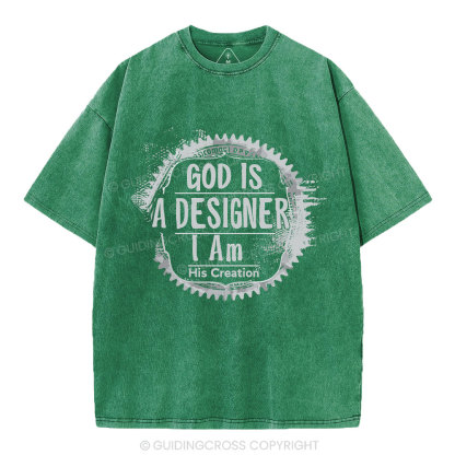 God Is A Designer Christian Washed T-Shirt