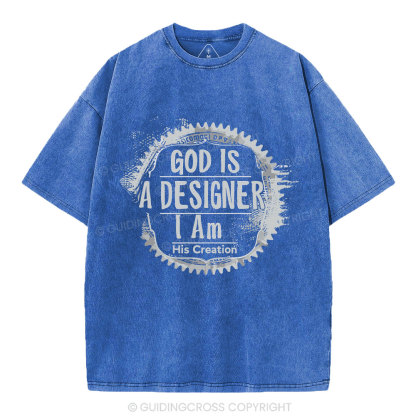 God Is A Designer Christian Washed T-Shirt