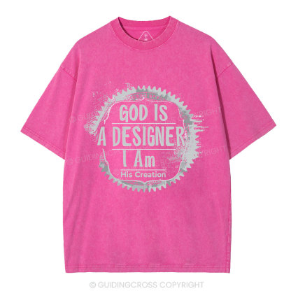 God Is A Designer Christian Washed T-Shirt