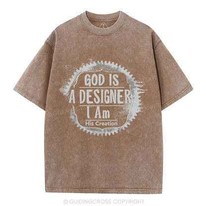 God Is A Designer Christian Washed T-Shirt