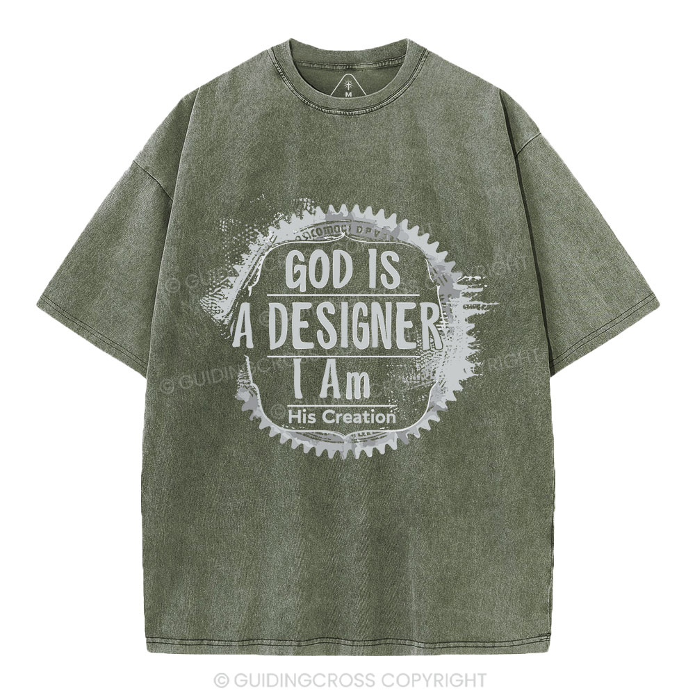 God Is A Designer Christian Washed T-Shirt