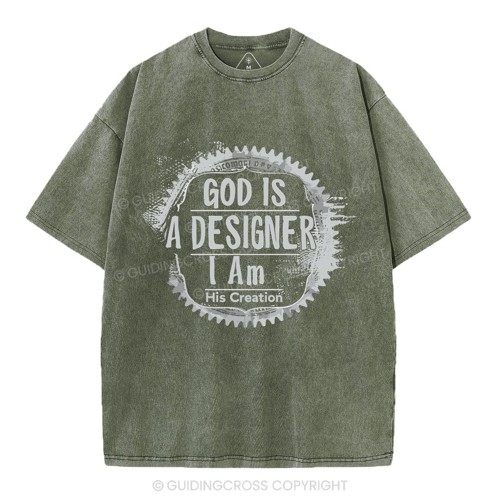 God Is A Designer Christian Washed T-Shirt