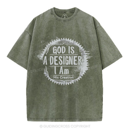 God Is A Designer Christian Washed T-Shirt