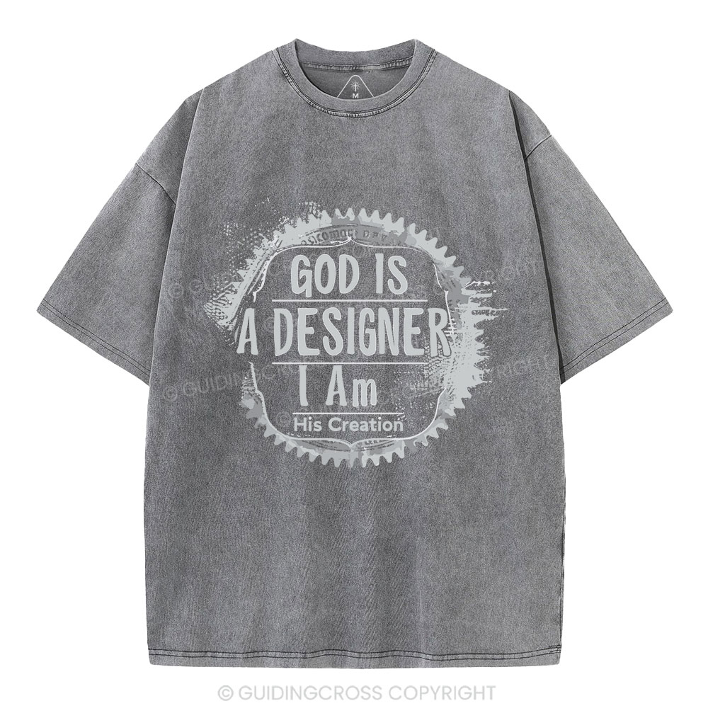 God Is A Designer Christian Washed T-Shirt