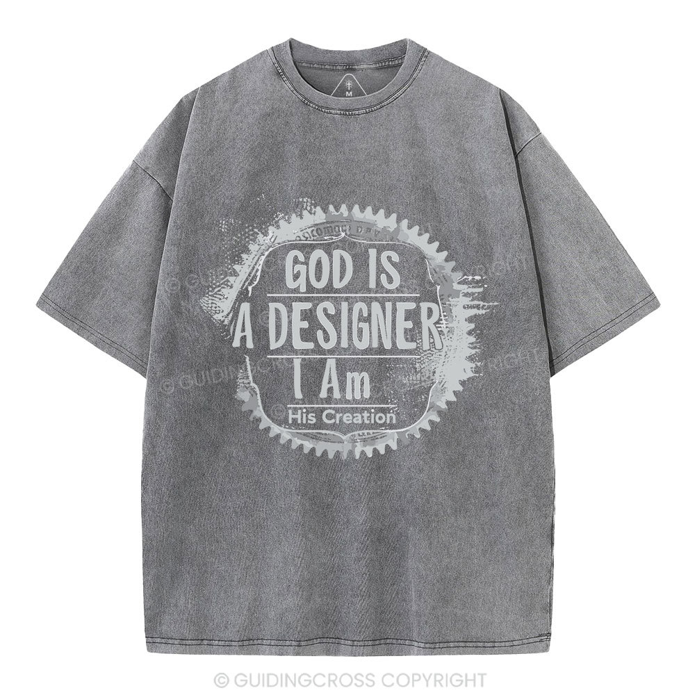 God Is A Designer Christian Washed T-Shirt