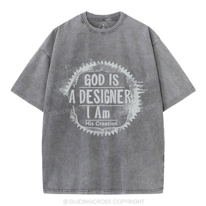God Is A Designer Christian Washed T-Shirt