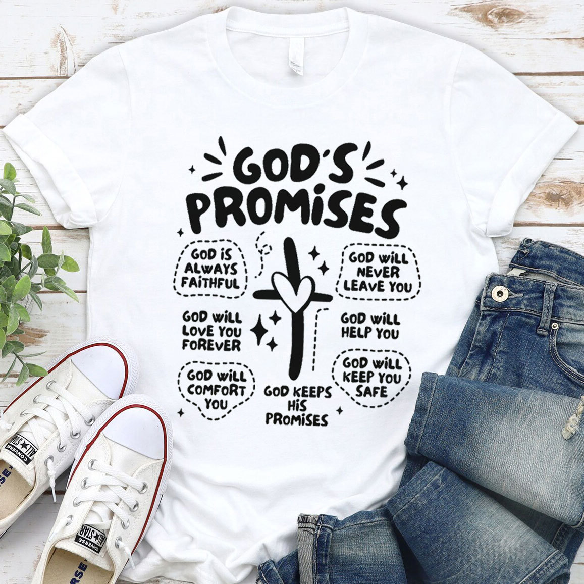 God Is Always Faithful Christian T-Shirt