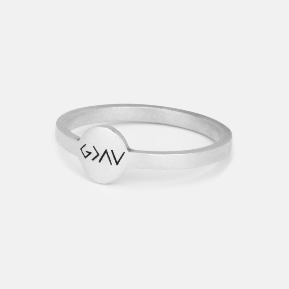 God Is Better Than Highers And Lows Christian 925 Sterling Silver Ring