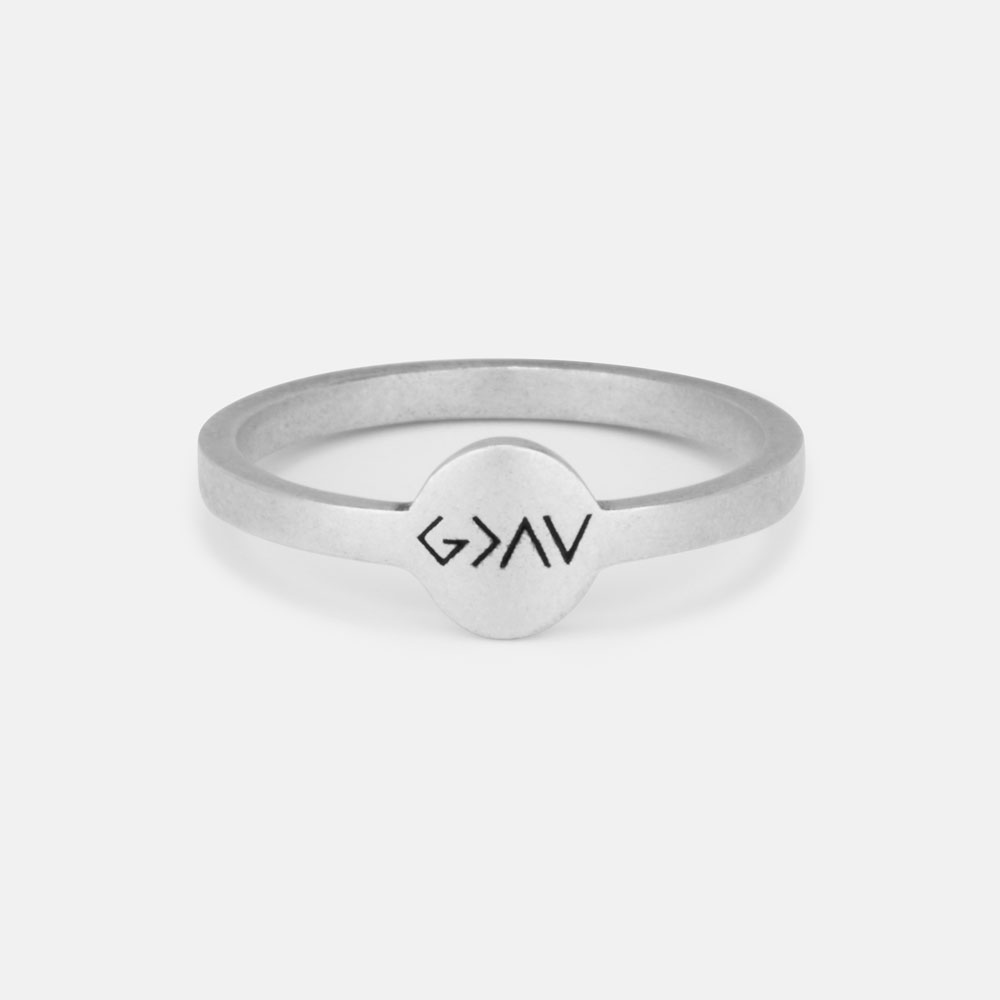 God Is Better Than Highers And Lows Christian 925 Sterling Silver Ring