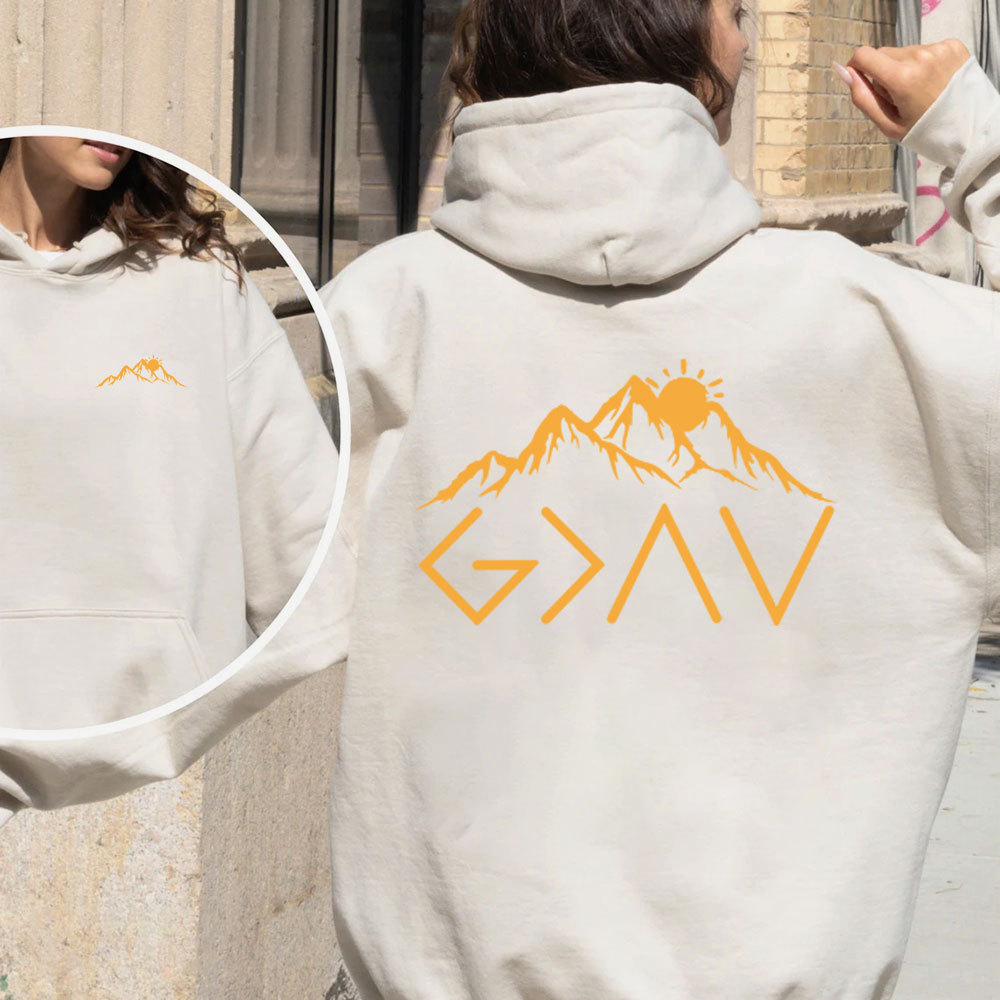 God Is Better Than Highs And Lows CHrist CHristian Fleece Hoodie Set