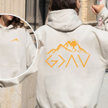 God Is Better Than Highs And Lows CHrist CHristian Fleece Hoodie Set