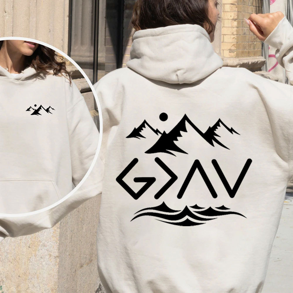 God Is Better Than Highs And Lows Christian Fleece Hoodie Set