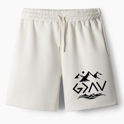 God Is Better Than Highs And Lows Christian Fleece Shorts