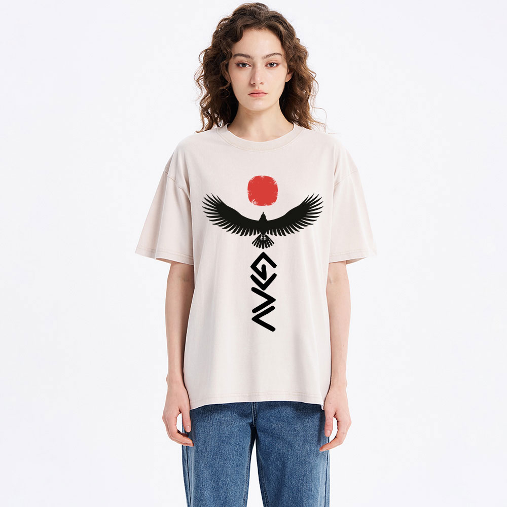 God Is Better Than Highs And Lows Christian Washed T-Shirt