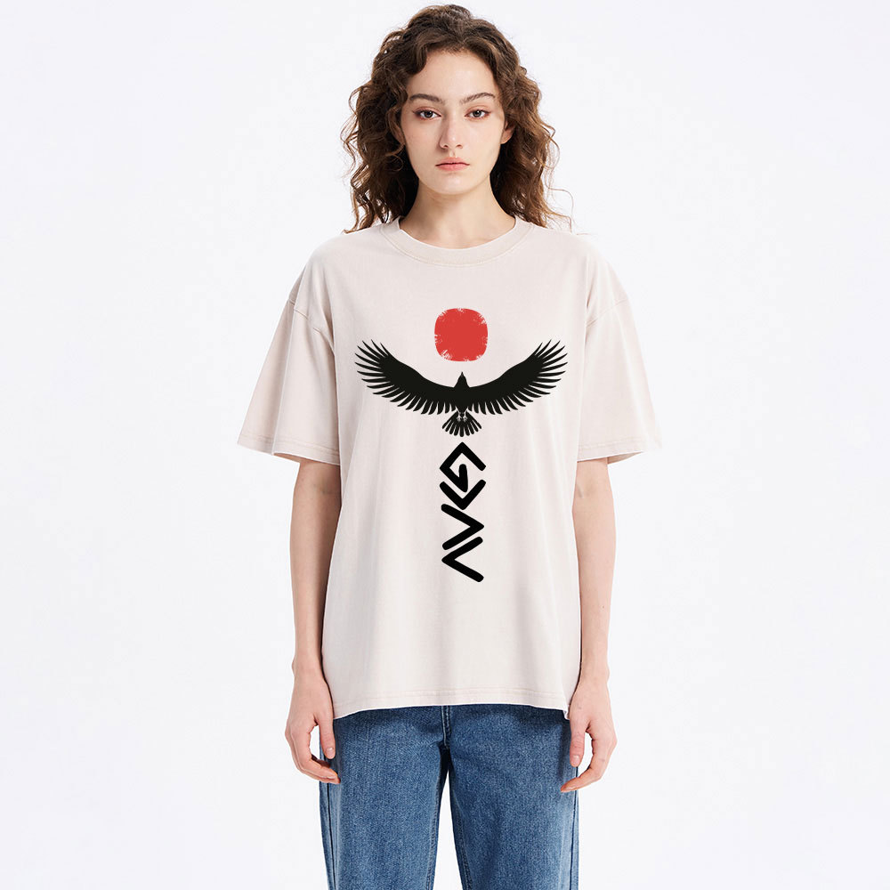 God Is Better Than Highs And Lows Christian Washed T-Shirt