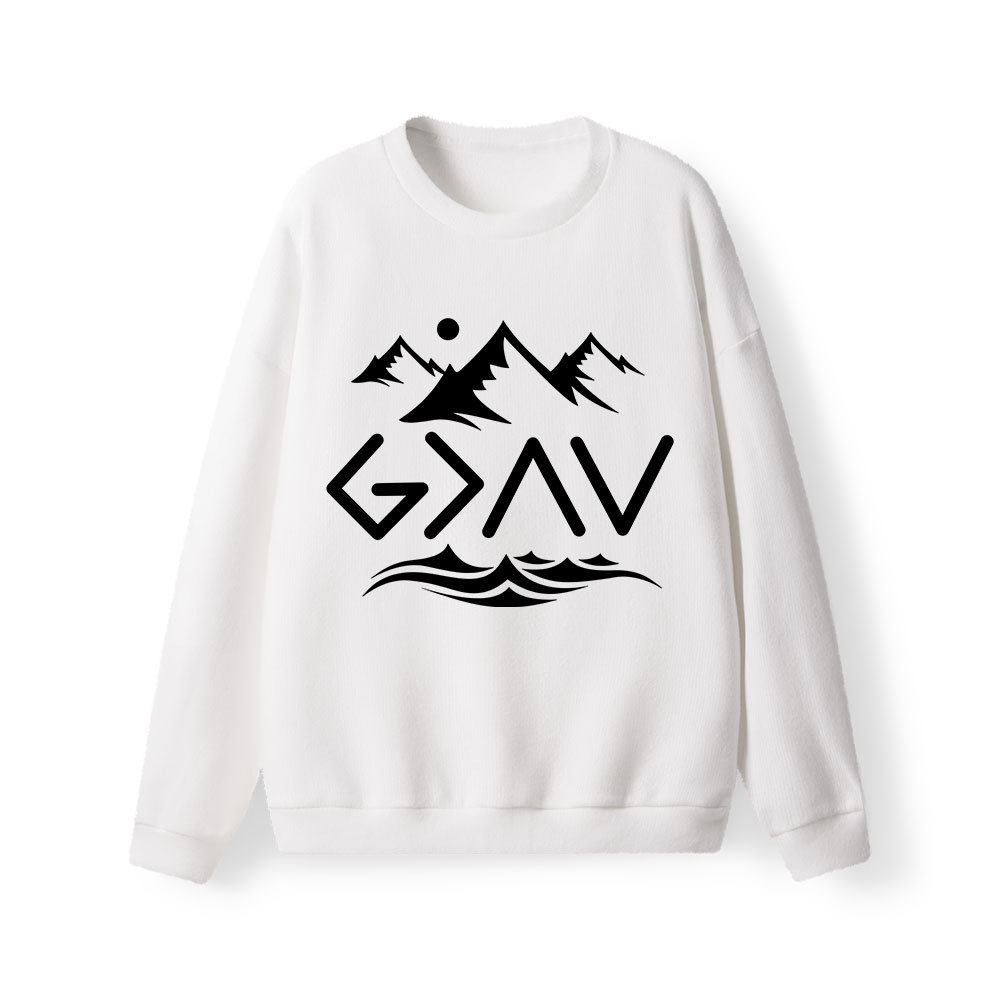 God Is Better Than Highs And Lows Lightweight Sweater