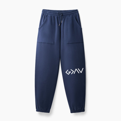 God Is Better Than The Highs And Lows Christian Fleece Sweatpants