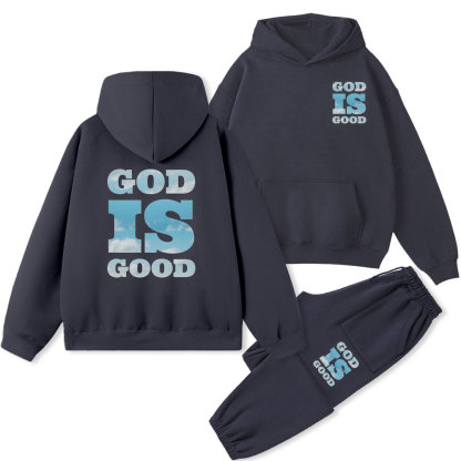 God Is God Christian Fleece Hoodie Set