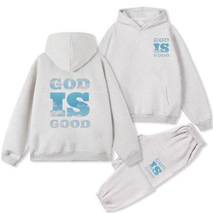 God Is God Christian Fleece Hoodie Set