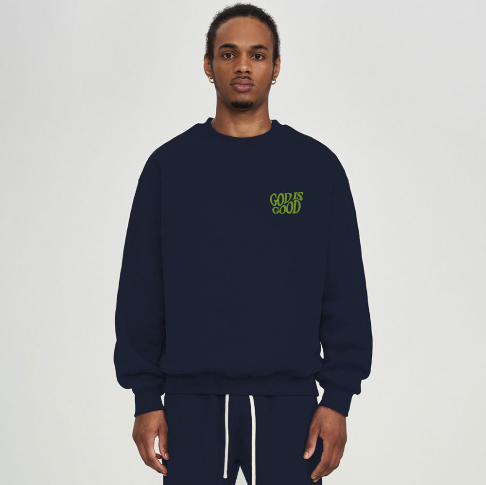 God Is Good Christian Fleece Sweatshirt