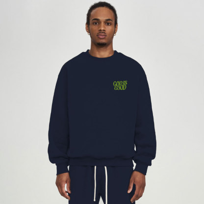 God Is Good Christian Fleece Sweatshirt