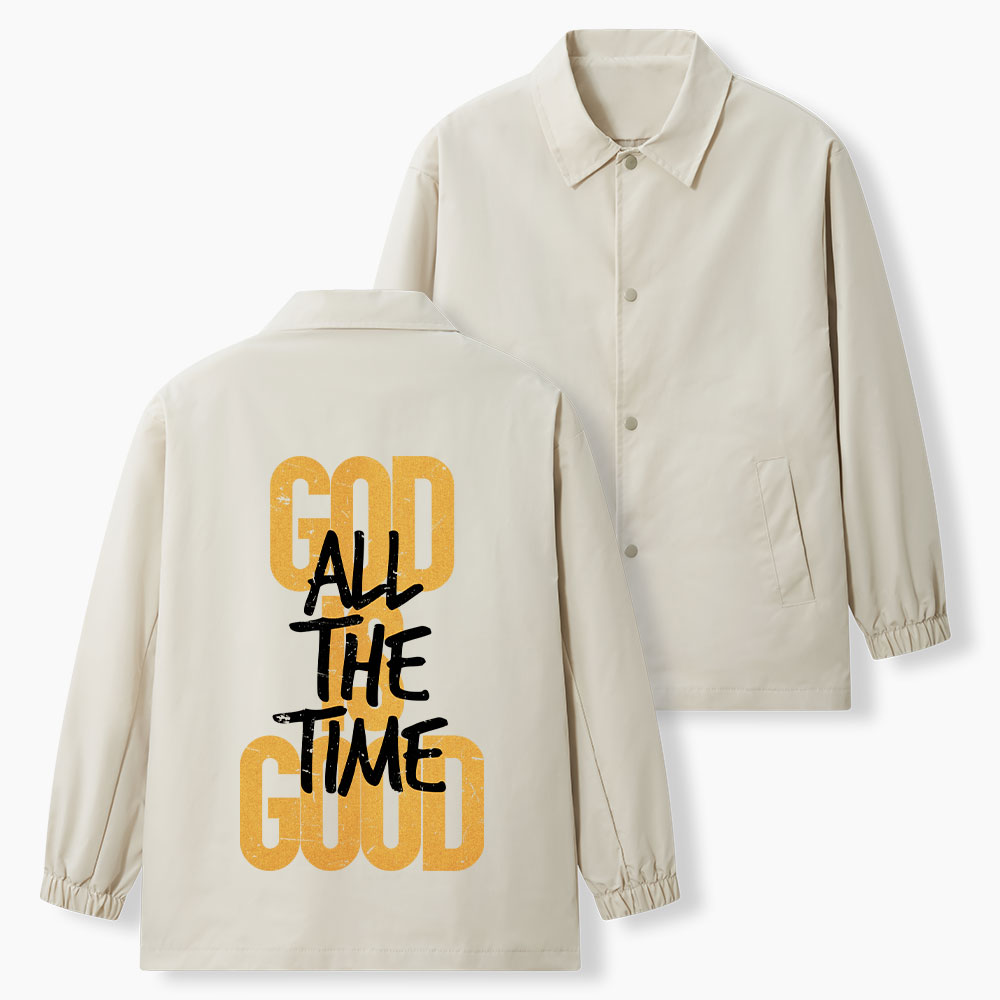 God Is Good All The Time Christian Coach Jacket