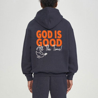 God Is Good All The Time Christian Fleece Hoodie Set