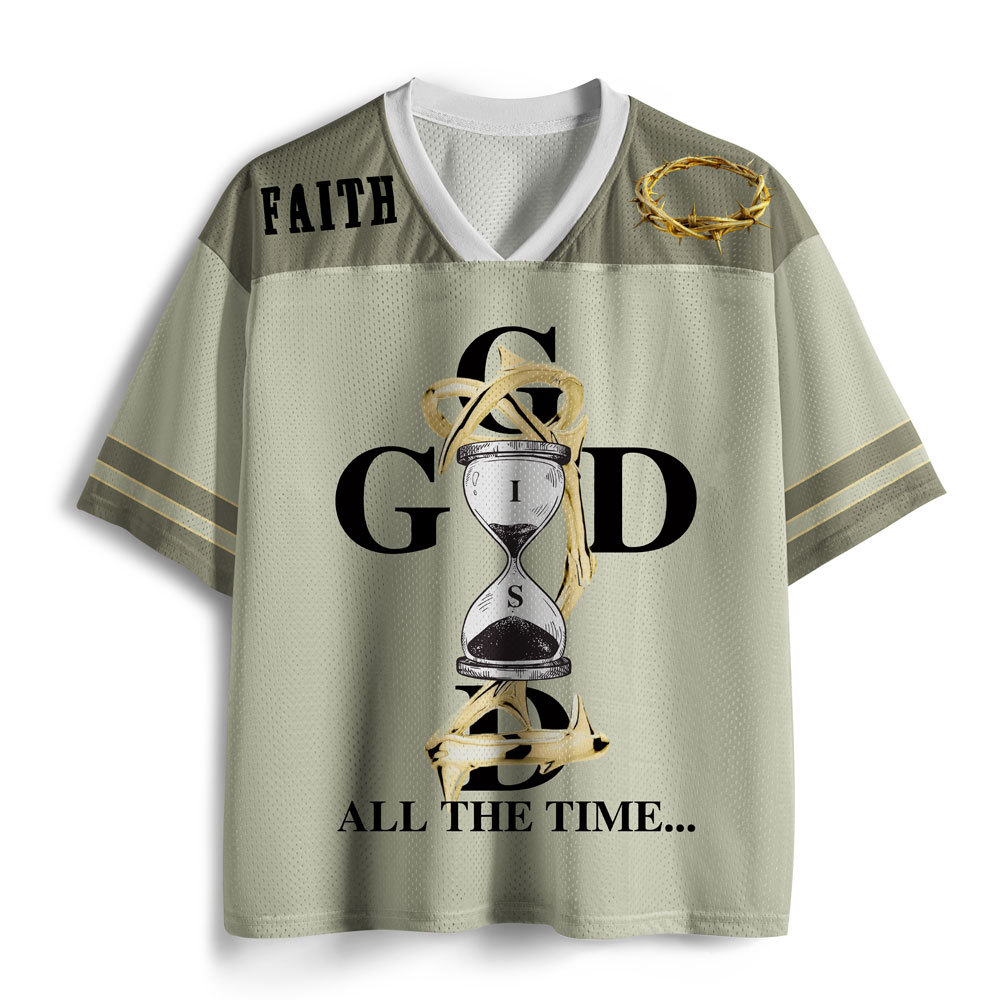 God Is Good All The Time Christian Mesh Jersey