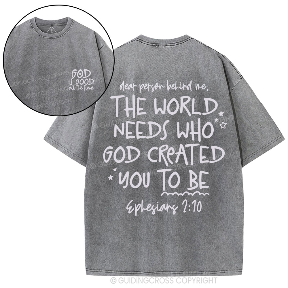 God Is Good All The Time Christian Washed T-Shirt