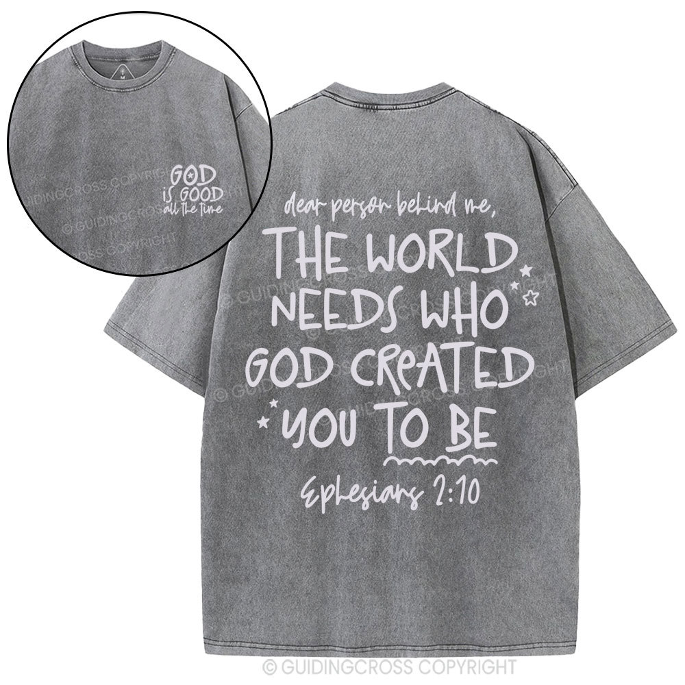 God Is Good All The Time Christian Washed T-Shirt