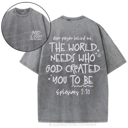 God Is Good All The Time Christian Washed T-Shirt
