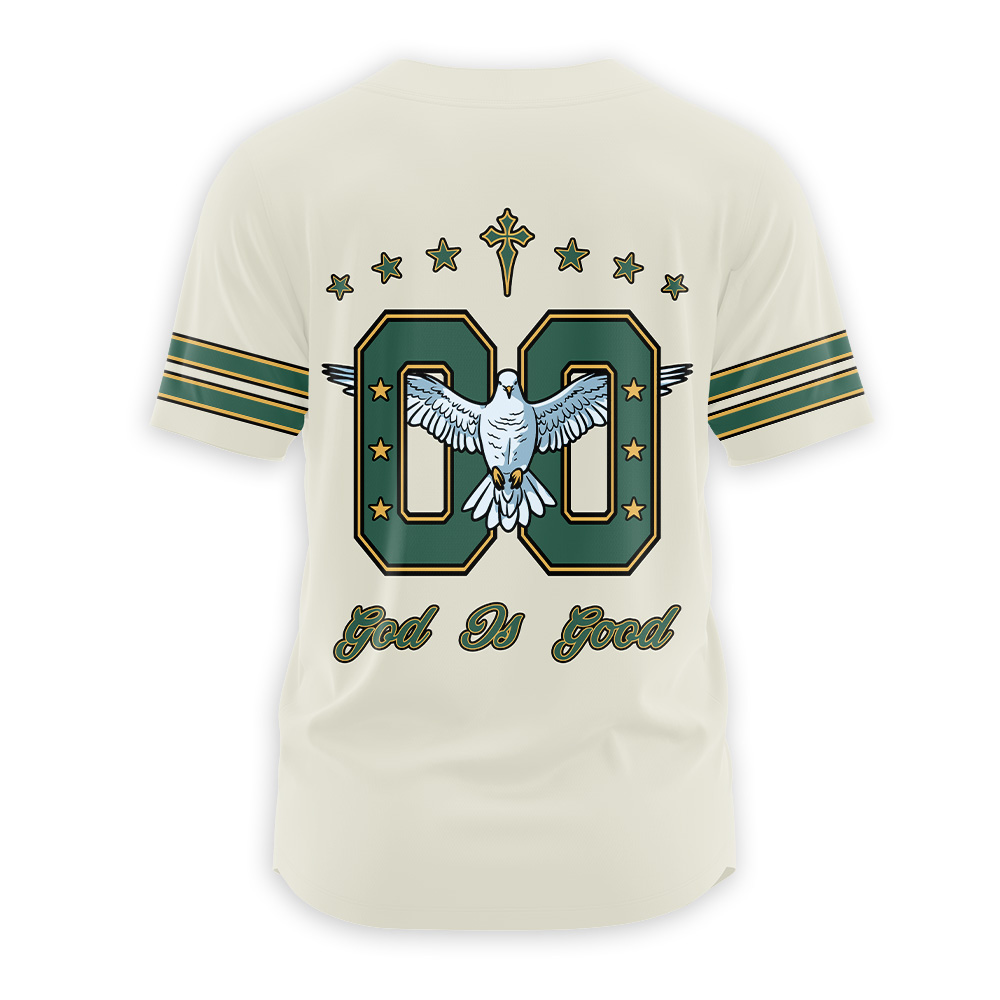 God Is Good Christian Baseball Jersey