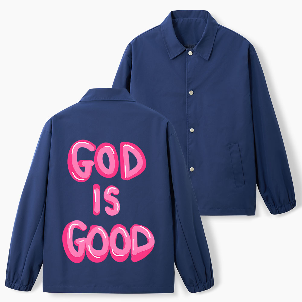 God Is Good Christian Coach Jacket