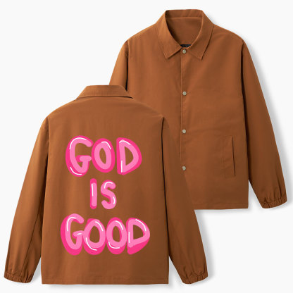 God Is Good Christian Coach Jacket