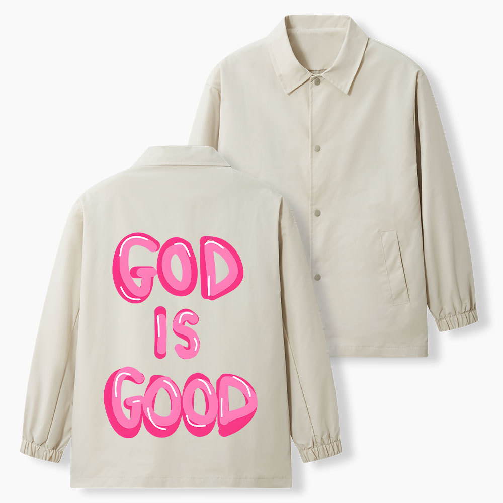 God Is Good Christian Coach Jacket