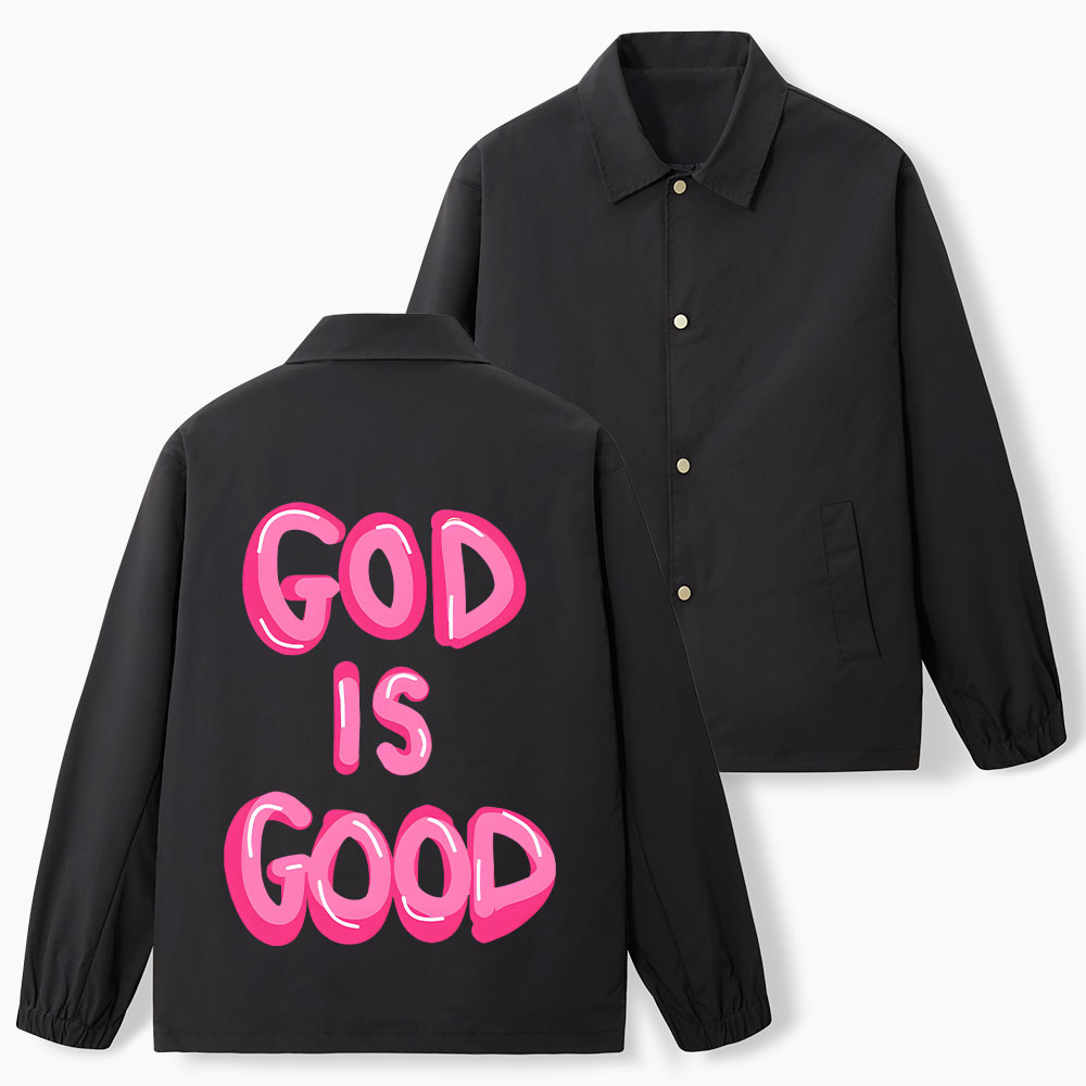 God Is Good Christian Coach Jacket