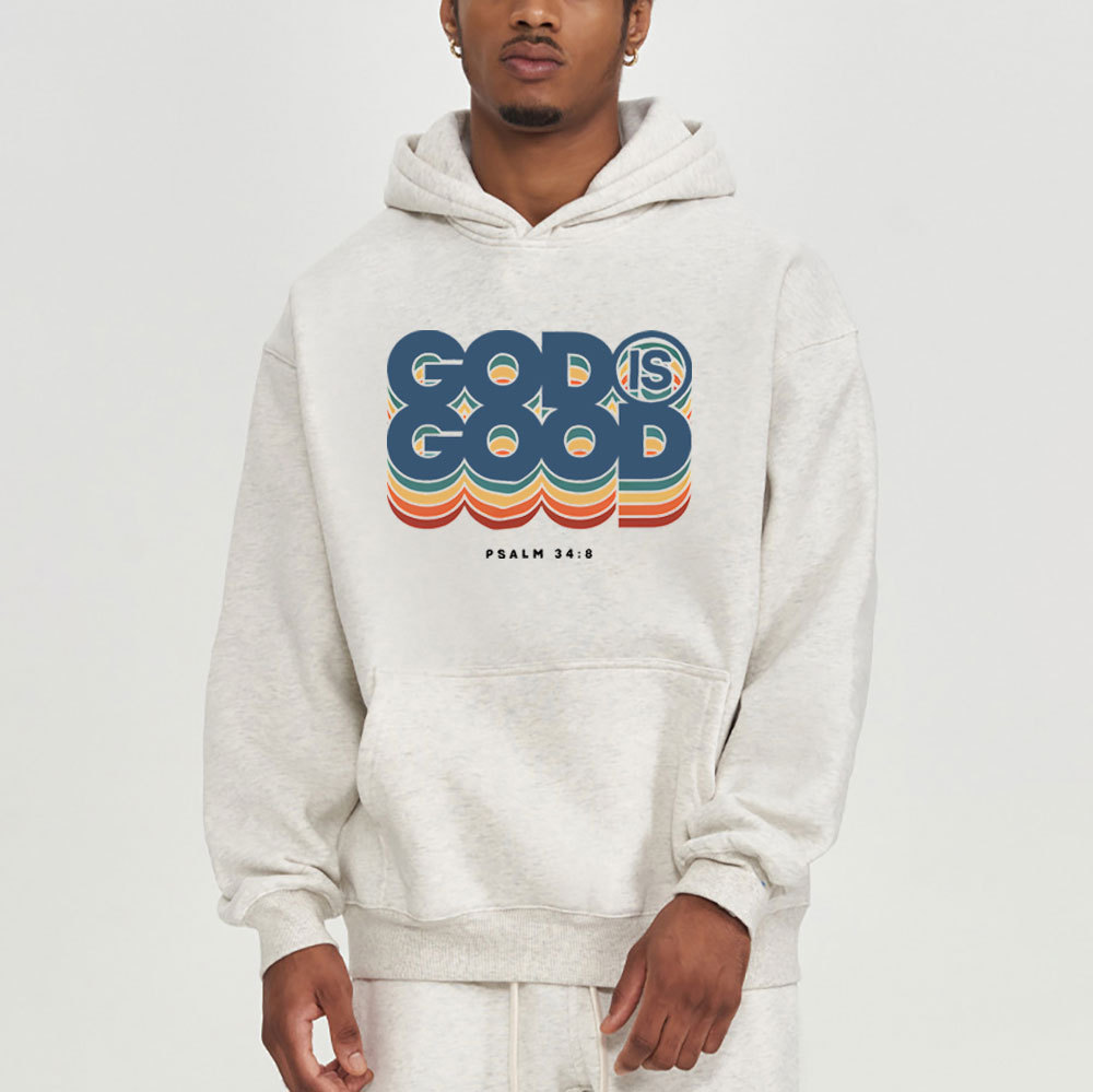 God Is Good Christian Fleece Hoodie SEt