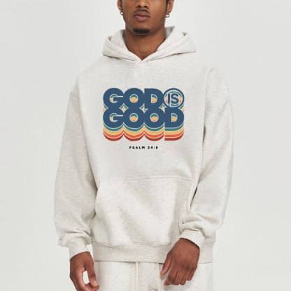 God Is Good Christian Fleece Hoodie SEt