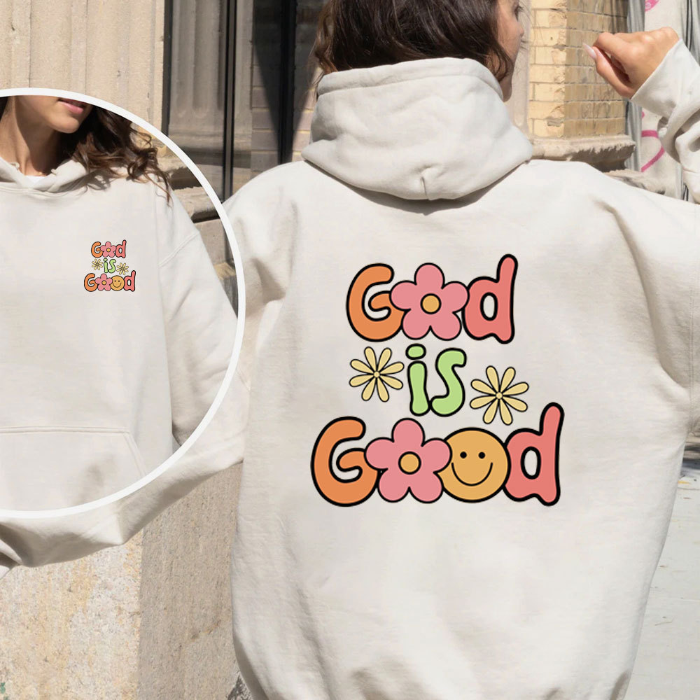 God Is Good Christian Fleece Hoodie Set