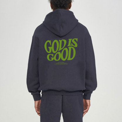 God Is Good Christian Fleece Hoodie Set