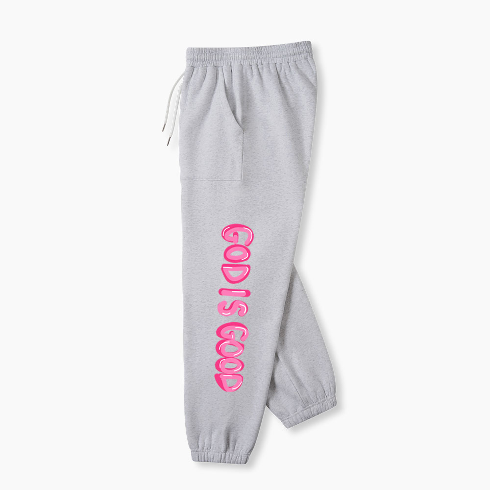 God Is Good Christian Fleece Sweatpants