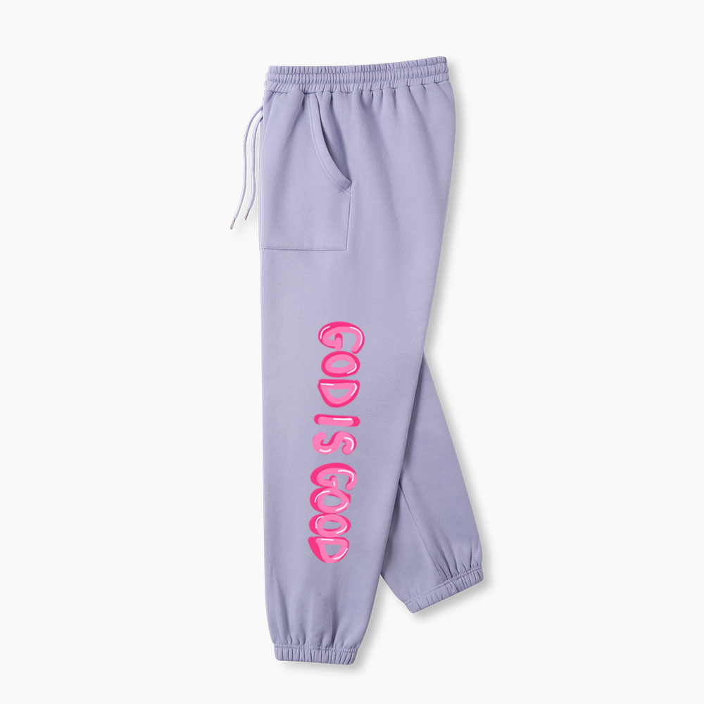 God Is Good Christian Fleece Sweatpants